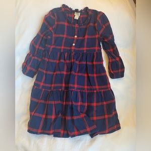 J. Crew Crewcuts plaid dress, size 6